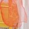 10 Pieces Coral Organza Chair Sashes 8"x108" Sheer Elegant Chair Decor for Weddings & Events